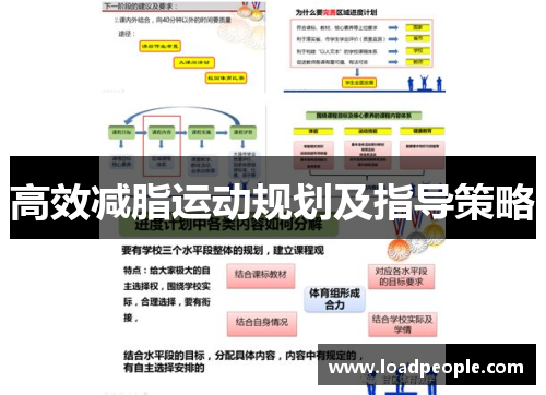 高效减脂运动规划及指导策略